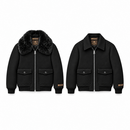 Loro Piana kaşmir / Yün    Jacket ( Siyah )
