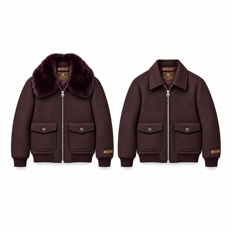 Loro Piana kaşmir / Yün    Jacket ( Bordo )