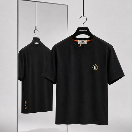 Hermes ince kırışmaz kumaş    T-shirt ( İthal )