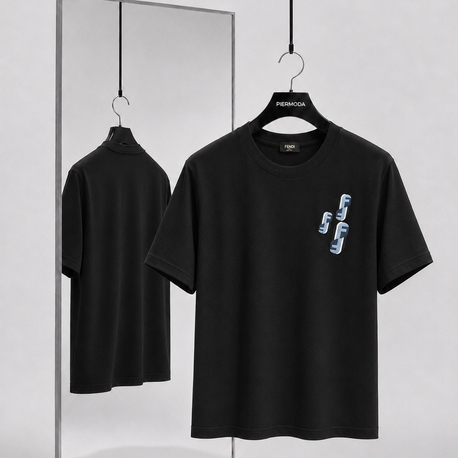 Fendi ince kırışmaz kumaş    T-shirt ( İthal )