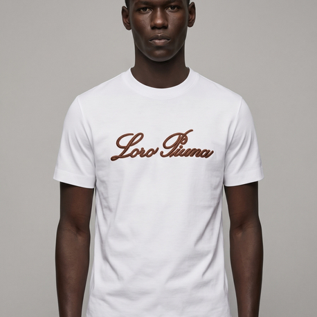 Loro Piana interlok pamuklu kumaş   T-shirt