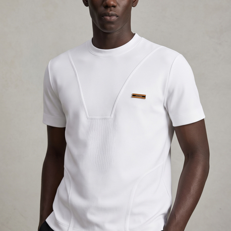 Zegna interlok pamuklu kumaş   T-shirt