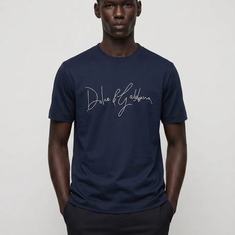 Dolce Gabbana  interlok pamuklu kumaş   T-shirt