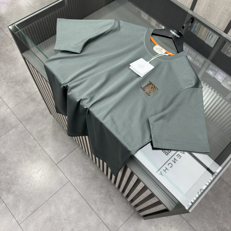 Herms merserize kumaş T-shirt