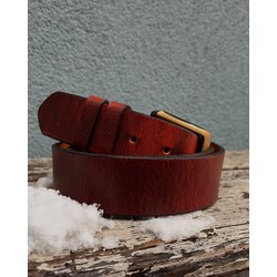 Pilot Deri - Firewood Series | Gerçek Deri Kemer