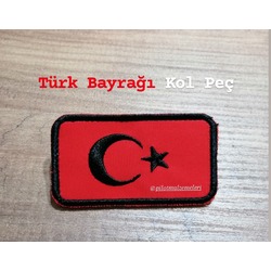 Türk Bayrağı Kol Peç