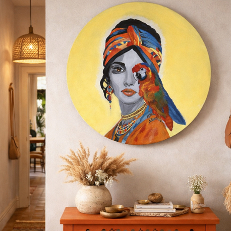 Renklerin Sessizliği-El yapımı tablo