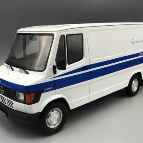 1:18 KK SCALE 1988 MERCEDES BENZ 208D TRANSPOTER MERCEDES SERVICE