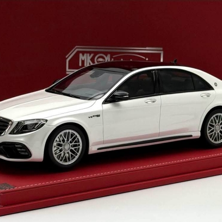 Mercedes-Benz S63 AMG W222 White - 
MK Miniatures CASELI & 30 / 20 LİMİTLİ
