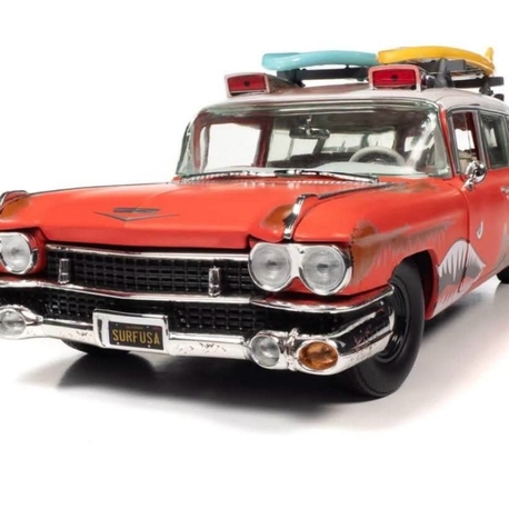 Auto World 1959 Cadillac Eldorado Ambulance Surf Shark 1:18
