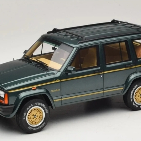 1:18 OTTO 1995 Jeep Cherokee XJ Limited Hunter Green