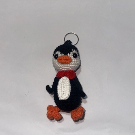 yalnız penguen figür anahtarlık