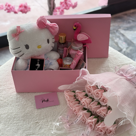 Prenses kalbi hediye kutusu ( pembe ) 