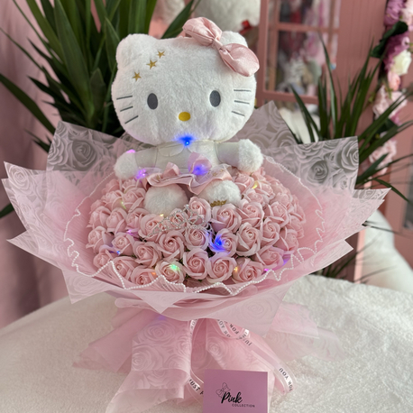 Büyük Hello Kitty buketi ( ışıklı )
