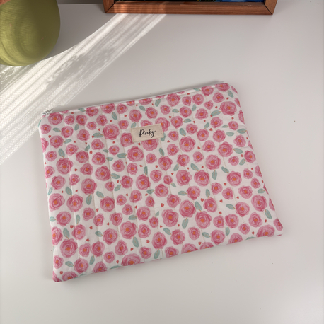 Pink Rose Tablet Kılıfı 