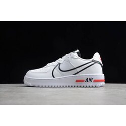 Nike Air Force 1 React White Black Red