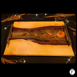 Epoxy Autumn Tray
