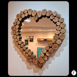 Natural Love Mirror (Zeytin Ağacı)