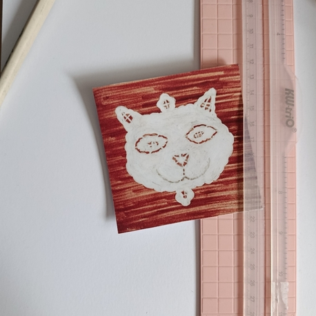 Dantel kedi mini poster