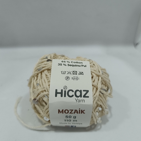 Hicaz İri Pullu El Örgü İpi 50gr 
