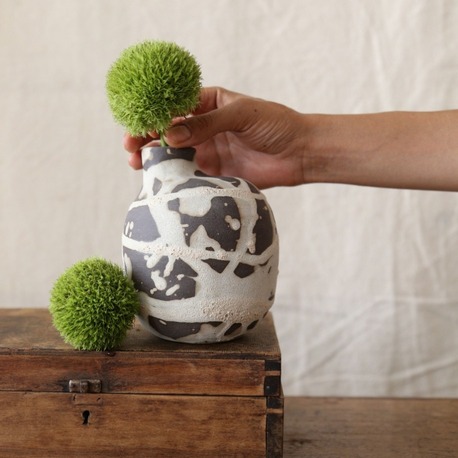 El Yapımı Stoneware Seramik Vazo
