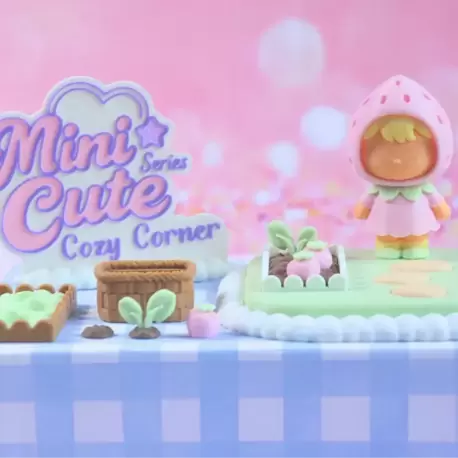 Mini Cute Serisi Çilek Bahçesi Diorama