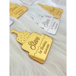 Doğum Günü Pastası Şeklinde pleksi Magnet