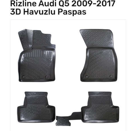 Audi Q5 2009-2017 3D Havuzlu Paspas