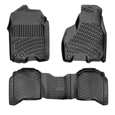 Dodge Ram 1500 Crew Cab/Halı Zemin/ Otomatik Vites 2009-2019 3D Havuzlu Paspas