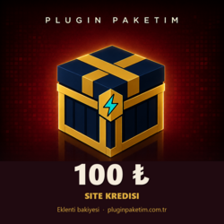 Plugin Paketim Site Kredisi 100 ₺