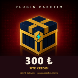 Plugin Paketim Site Kredisi 300 ₺
