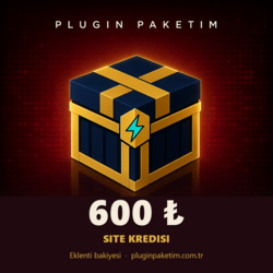 Plugin Paketim Site Kredisi 600 ₺