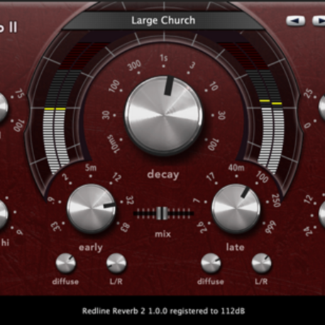 112dB – Redline Reverb 2 v1.0.0 VST3, AAX x64