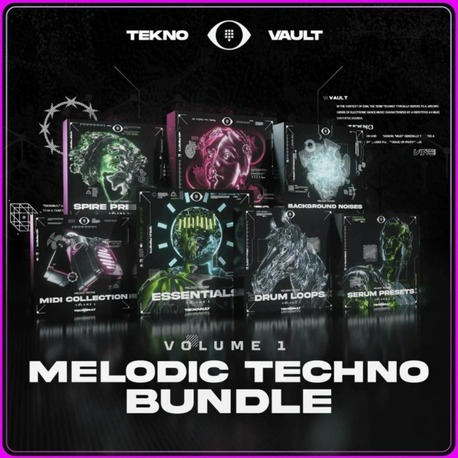 Teknovault - Melodic Techno Bundle Vol.1 (MiDi, MP3, WAV, Serum Presets, Vital Presets, Spire Preset