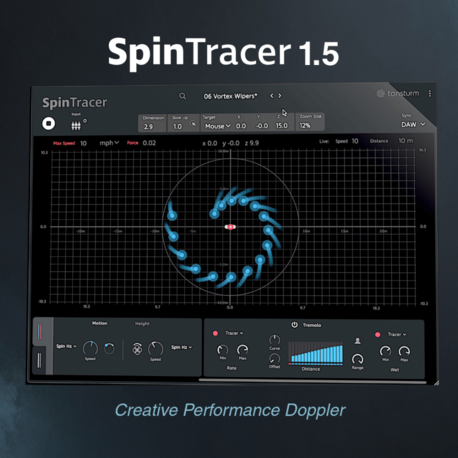 TONSTURM - SpinTracer v.1.5.0 VST, VST3, AAX x64