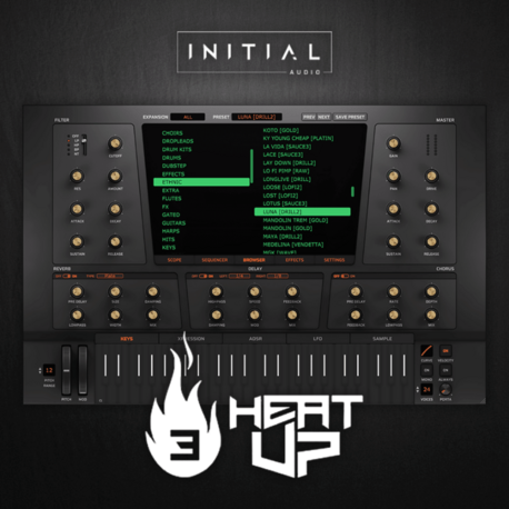 Initial Audio – Heat Up 3 v3.2.0 STANDALONE, VSTi x64 + EXPANSiON