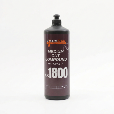 PlusCar AS1800 Medium Cut Compound - Orta Pasta (1000 ml)
