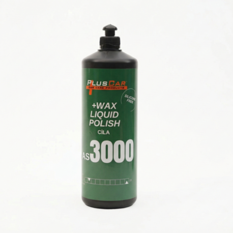 PlusCar AS3000 +Wax Liquid Polish - Sıvı Cila ve Boya Koruma (1000 ml)