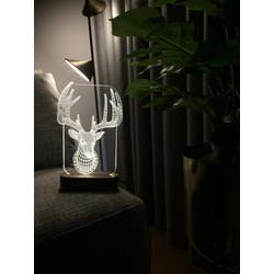 Podd Gift 3d Led Geyik Lamba