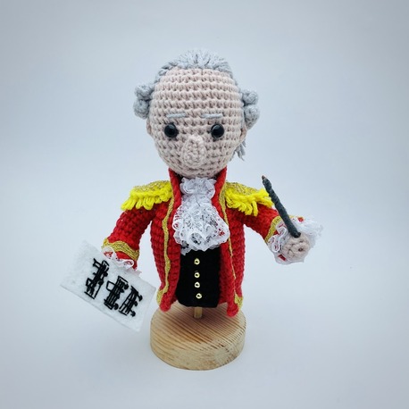 Wolfgang Amadeus Mozart Örgü Büst