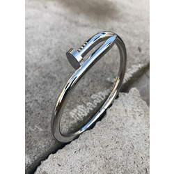 Unisex Çivi Model Kararmaz Çelik Bileklik
