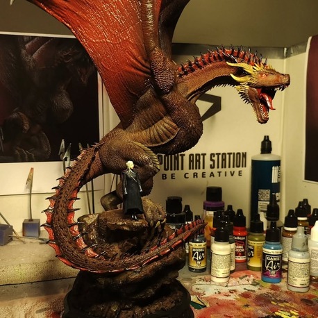 Drogon and Daenerys Targaryen