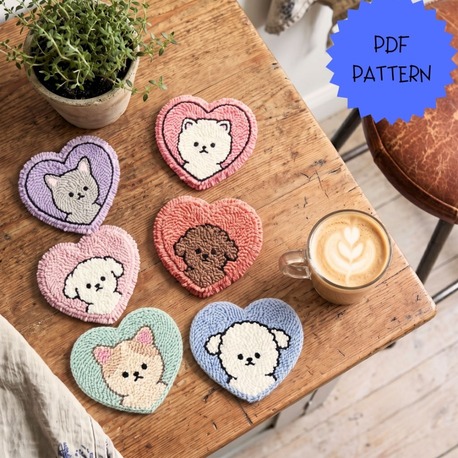 Squishy Hayvanlar Şablonu ( 6 adet)
