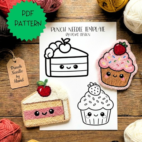 Cupcake & Pasta Şablonu