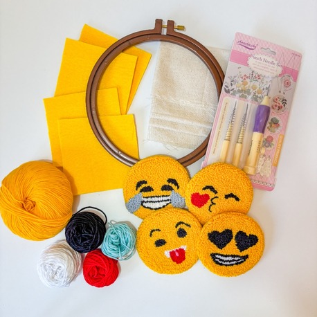 Emoji Punch Bardak Altlığı Kiti