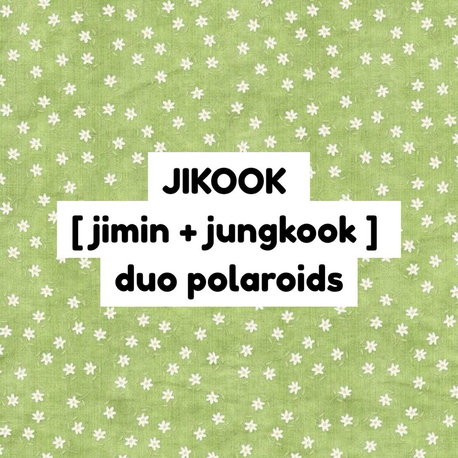 bts jikook duo polaroid 