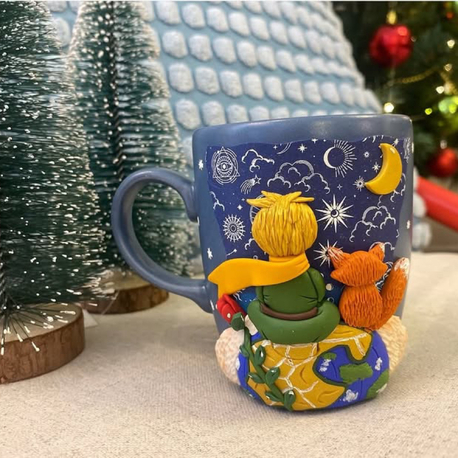 Küçük prens mavi mug