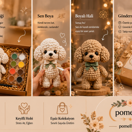 Sevimli Köpekçik Boyama Seti