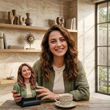 Kişiye Özel 3D Baskı Portre Büst