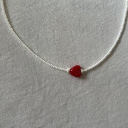 minimal kalp kolye